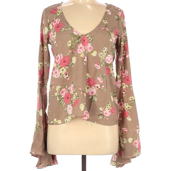 Show Me Your MuMu Tops - Show Me Your Mumu Long Sleeve Blouse Size M